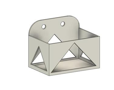 Wall Remote Control holder - 60*40mm inside (low filament use)