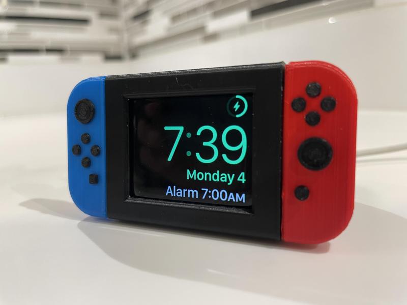 Nintendo switch style apple watch charger