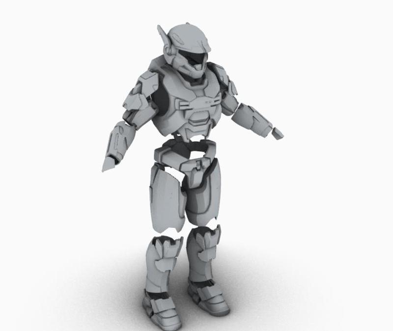 Halo Spartan Armour 3D model