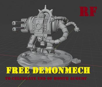 free demon mech for end of month august!!!!!