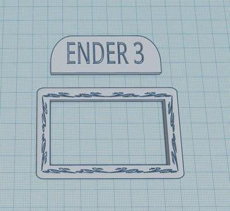Ender 3 Display Cover Framer