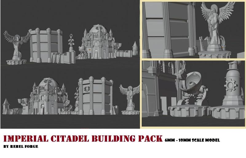 imperial citadel building pack 6mm-10mm