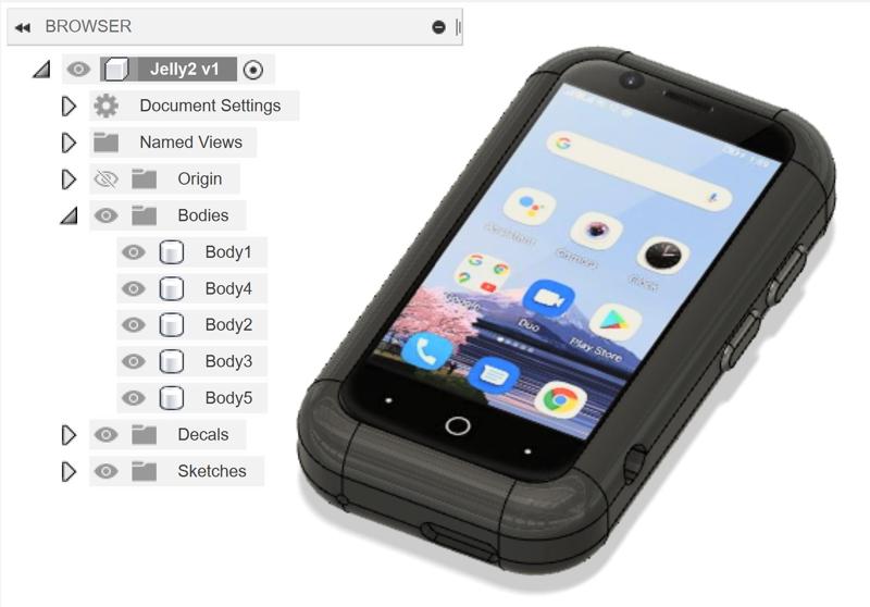 Jelly2 Cellphone Prop Model