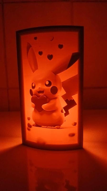 Small Pokémon Pikachu Lithophanie