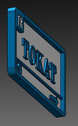 60 TOKAT REFRIGERATOR MAGNET