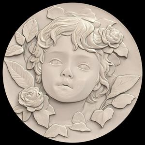 3D Model STL File for CNC Router/Laser & 3D Printer A Child Recalling His Past Life in Exact Detail