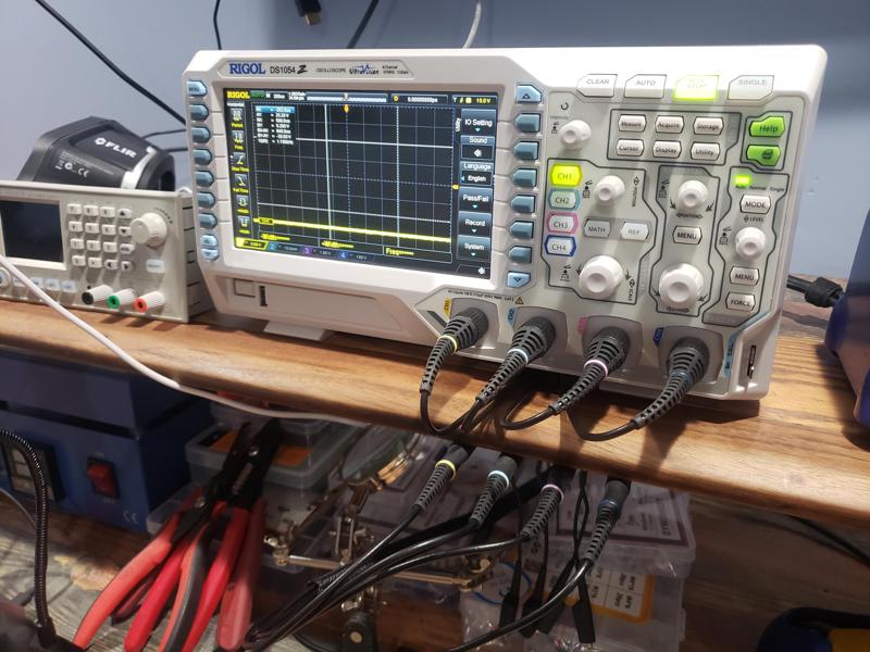 Rigol DS1054Z Oscilliscope Probe Holder (Under Shelf)
