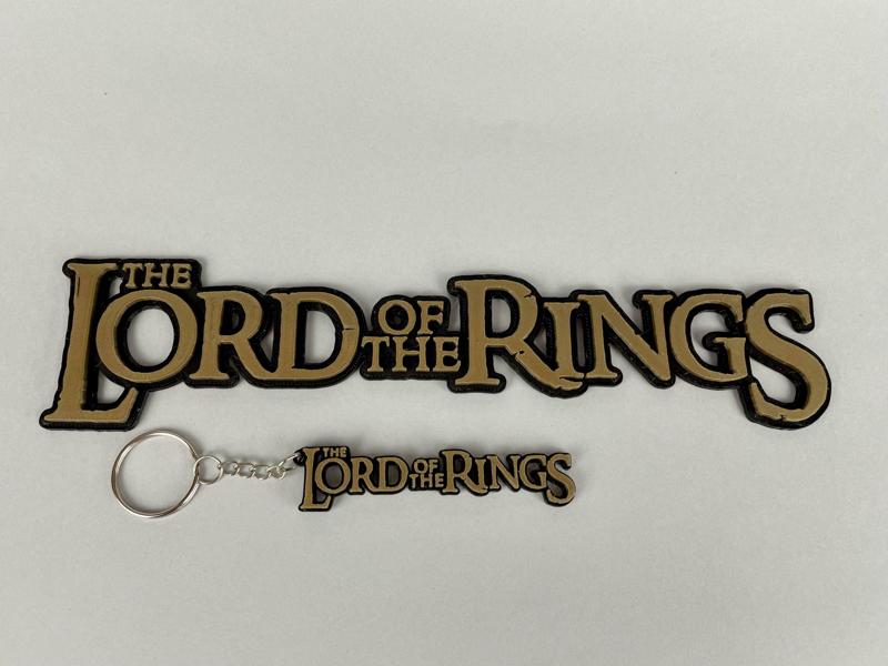 The Lord of the Rings Logo and Keychain