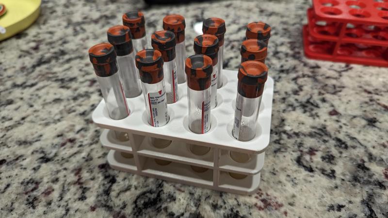 Blood Collection Tube Rack