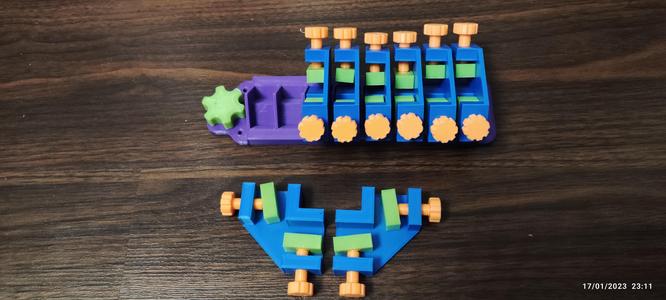 Rack for mini clamps