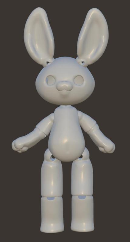 Rabbit Ball Joint Doll