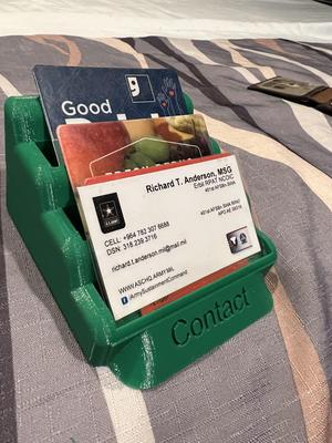 3 tier Card Holder with back storage