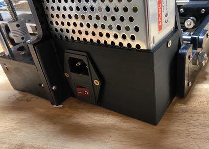 Anet A8 simple PSU Cover with Switch