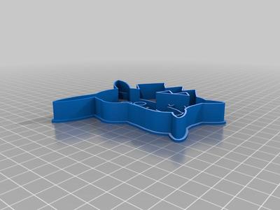 Pikachu cookie cutter, via an Inkscape extension