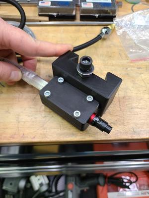 Pencil grinder holder for CXA tool posts
