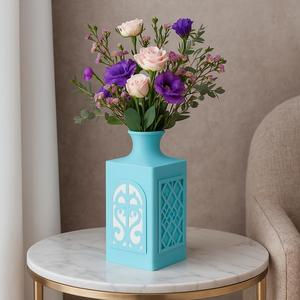 Lisbon Window Vase — Ornamental Cutout Design
