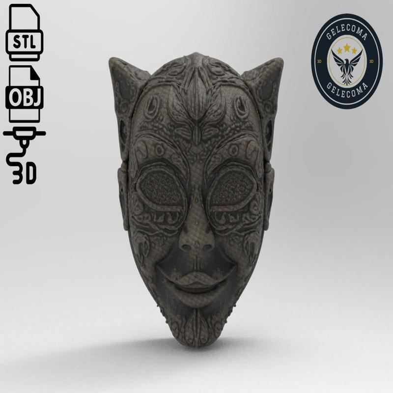 Carnival Mask 3D Print Model