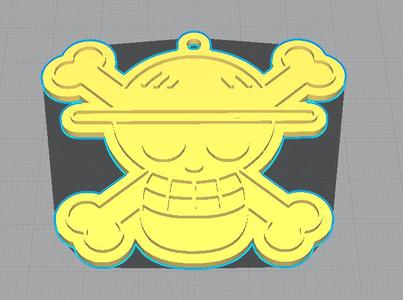 One piece Luffy Keychain