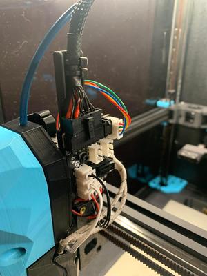 LGX Lite Voron Hartk ERCF PCB vertical mount with cable braid