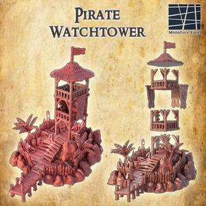 Pirate Watchtower  28 mm Tabletop Terrain