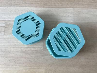 Infill Lid for Interlocking Sorting Cups (Hex Shape)