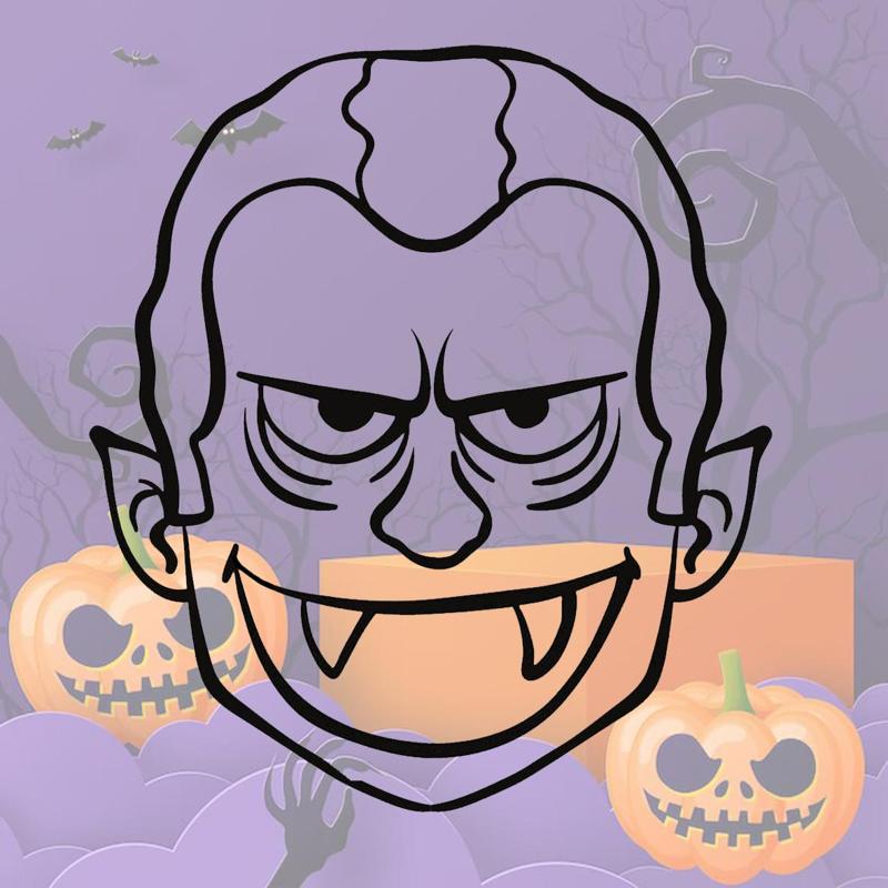 Vampire Halloween Cookie Mold