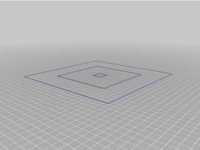 Simple Bed Levelling STL for Ender 3 Pro / Voxelab Aquila (220mm x 220mm)