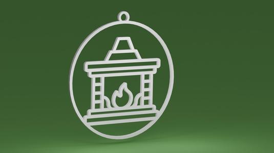 Fireplace (Christmas tree ornament)