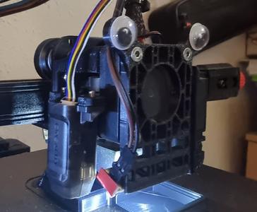 Fan mount for Ender 2 Pro with CR touch bracket