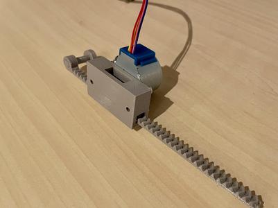 Simple 28BYJ-48 linear actuator