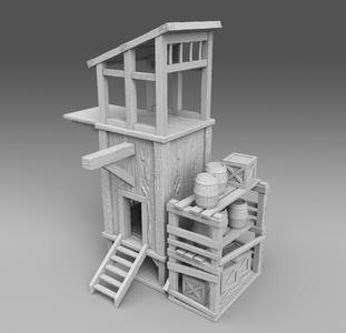 Pirate Island Architecture - Observation Tower