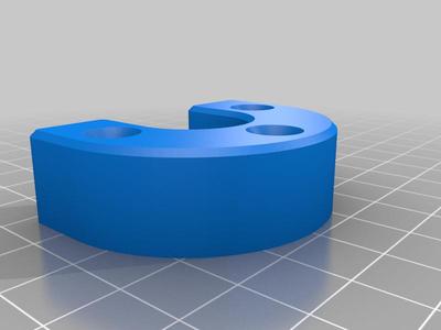 Closet rod holder for 20mm rod