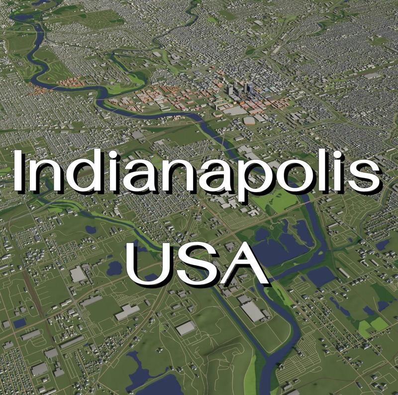 Indianapolis USA - city and urban