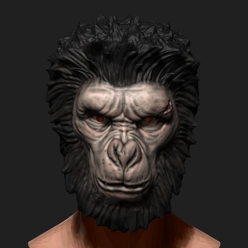 Monkey Man Mask - Halloween Cosplay