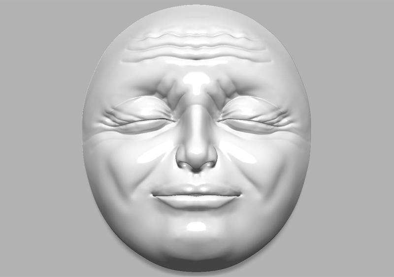 Modern Face Sculpture Wall Art N 6