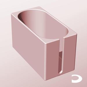 CX68-90-SS Slotted Modular Stacking Storage Boxes | Printable Objects - Infinite Containers | stl file for 3d printing