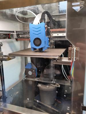 SK-Cube 7035 Blower fan via CPAP tube part cooling mod for Breezer Hotend