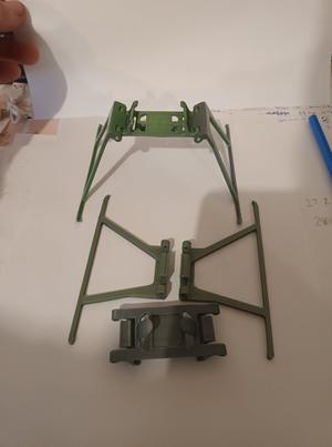 Folding landing gear modified