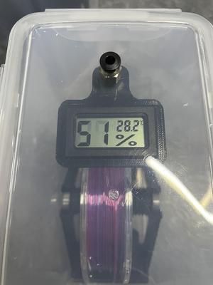 Drybox PTFE Fitting Adapter with Square hygrometer(both M10 & M6)