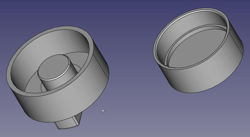 Roulement de potier pour tournassage. Potter bearing for wheel trimming.