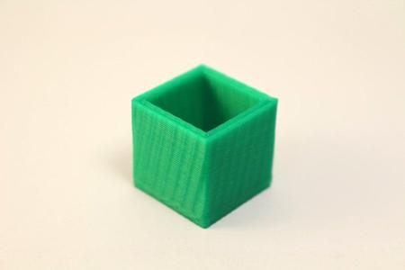 Calibration Cube 20mm x 20mm x 20mm / weight: 6g