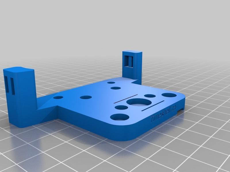 TS 2020 Rail Carriage for E3D Titan, Toranado, Prusa i3 Attachments V2