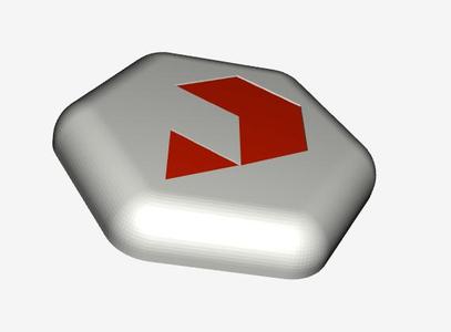 Hexagonal Shaped Flying Printable Object