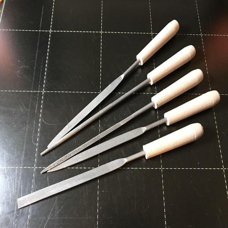 Handle for mini files with 3mm shaft