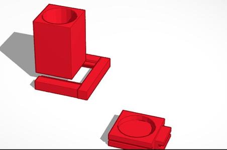 unfinished tea bag dispenser