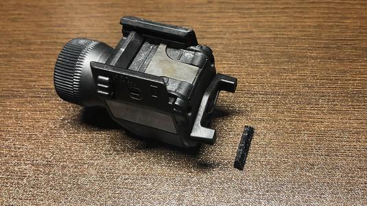Universal to Picatinny Pistol Rail Spacer for XML Flashlight