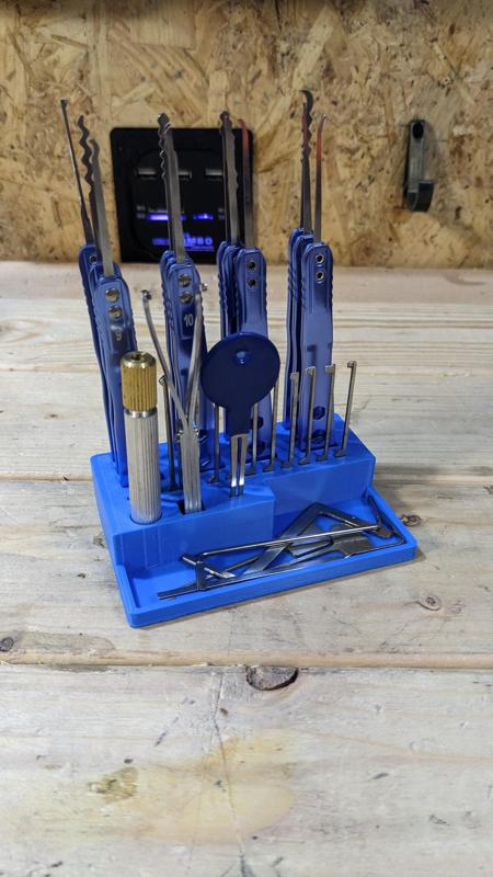 Lockpick tool holder