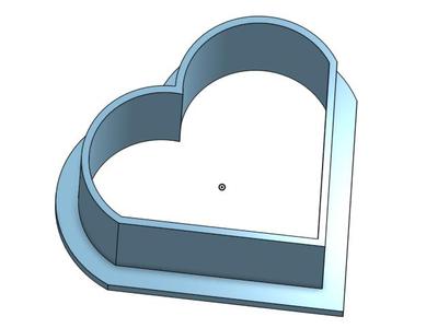 Heart cookie cutter