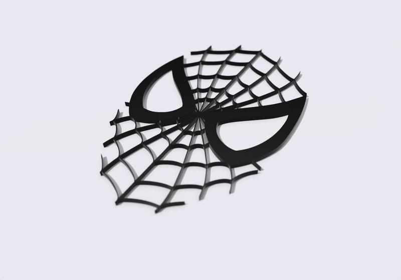Silhouette Spiderman