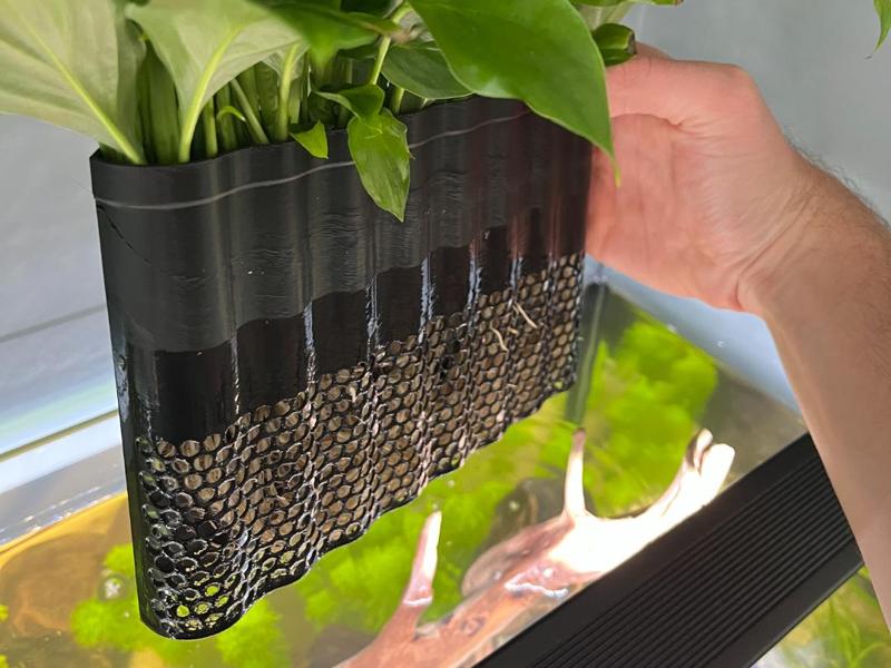 Aquarium Plant Pot - Peace Lily